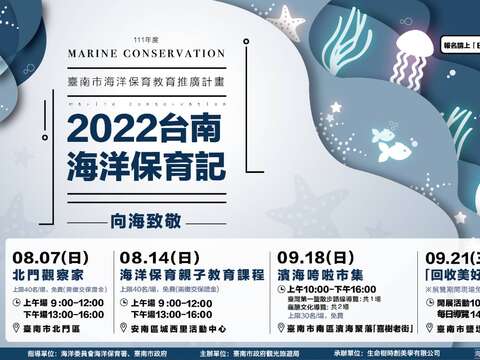 2022台南海洋保育记宣传图卡
