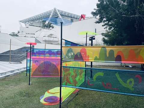 市集展区布置中