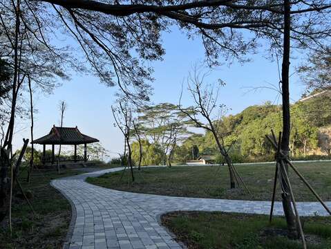 碧雲公園打造出富具禪意的庭園空間