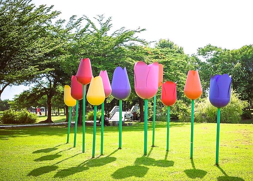 德元埤荷蘭村鬱金香展品