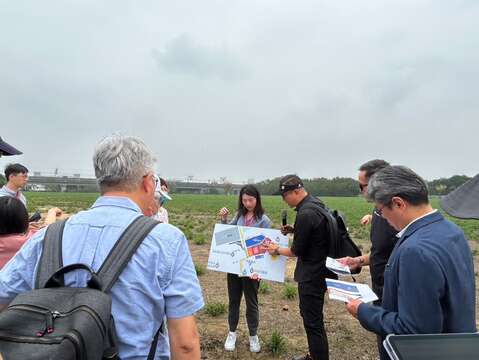 5月16日燈會指導委員至高鐵燈區現勘