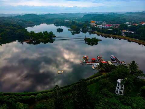 虎頭埤擁有自然絕美湖景