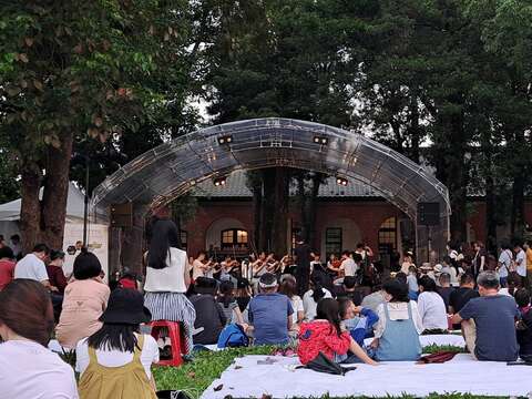山上水道博物館特別邀請台北愛樂交響樂團進行現場表演