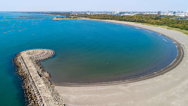 漁光島綿延的海岸線