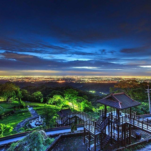 晚安！台南！---火山碧雲寺台南市白河區仙草里火山1號--#台南#夜景#台湾#観光#台湾旅行#台南旅行#女子旅#Tainan #T...