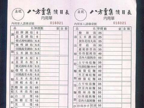 八方雲集-永康崑大店