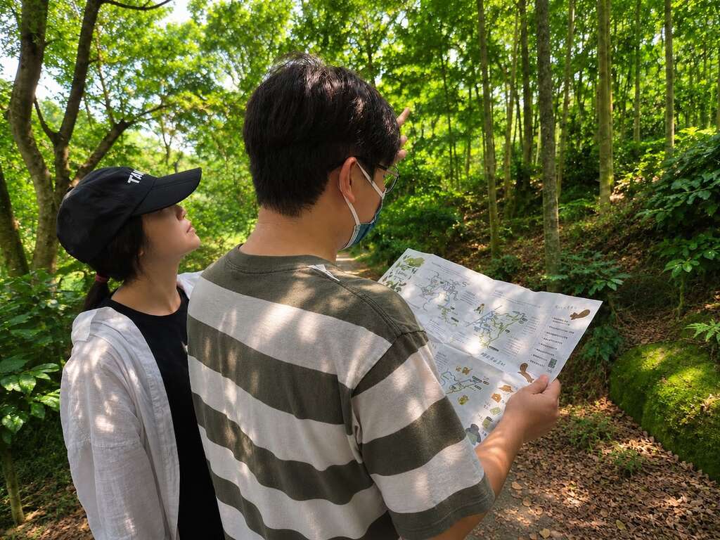 一圖掌握臺南四大登山步道！全新插畫摺頁帶你按圖索「徑」遊山林