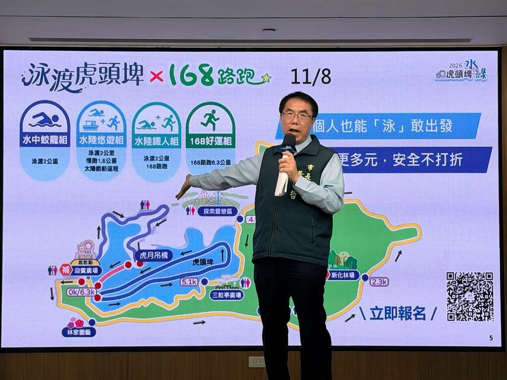秋遊臺南玩遍水與綠!2026虎頭埤系列活動國慶起接力登場