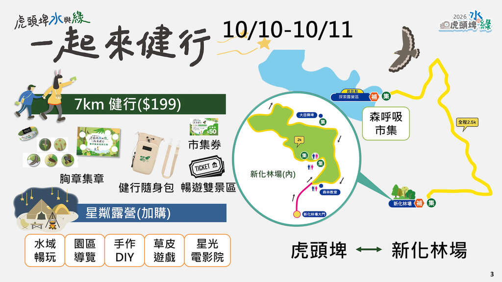 秋遊臺南玩遍水與綠!2026虎頭埤系列活動國慶起接力登場