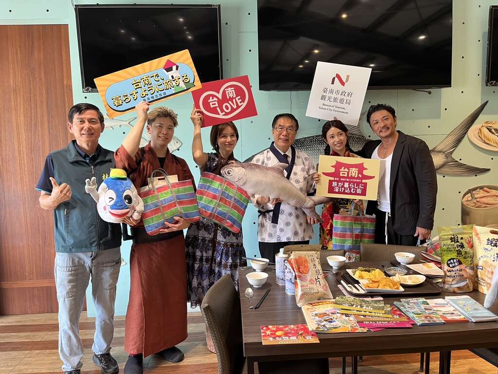 日本KOL堀江聖夏攜創作者好友石井里奈、研師RYOTA再訪臺南 與黃偉哲市長體驗虱目魚文化 向日本朋友分享道地「臺南味」