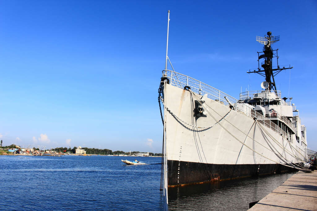 安平定情碼頭 德陽艦園區 台南旅遊網