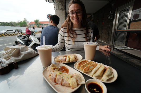 美しい一日のスタートは台南式朝食