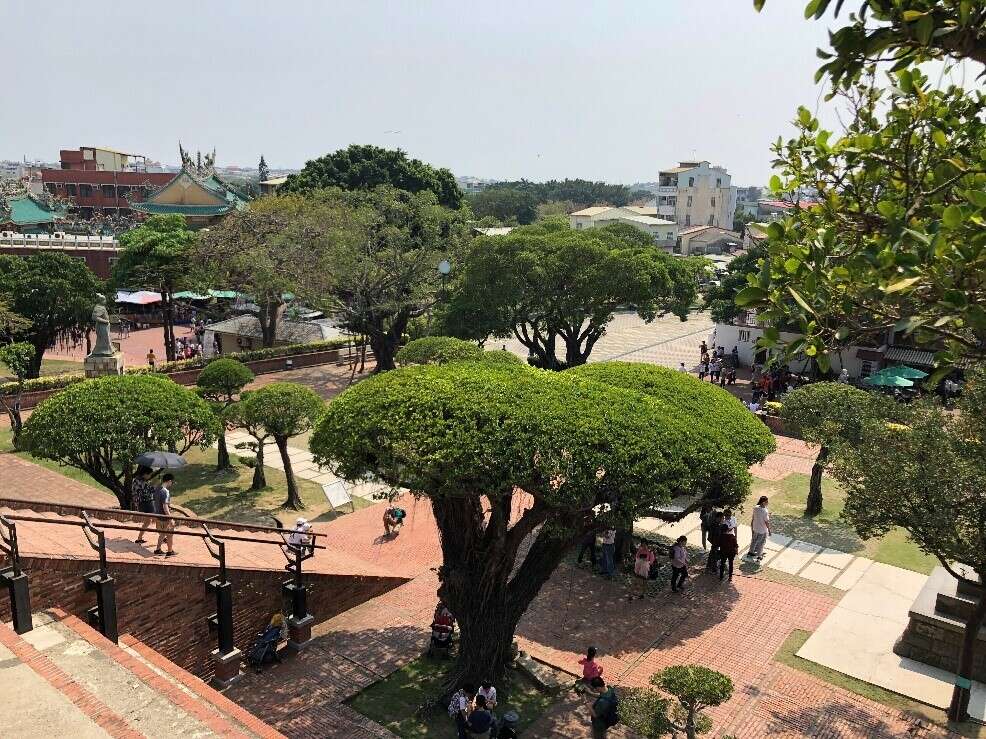 The panoramic view of Anping Old Fort