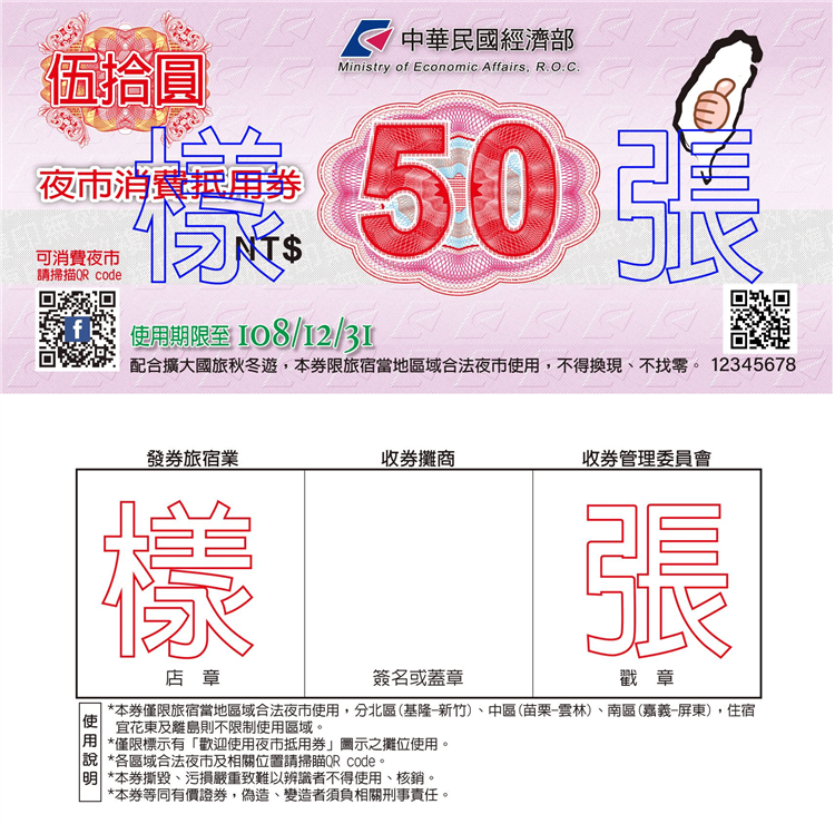 夜市消費抵用券優惠 - 秋冬遊享補助-住臺南抽機票!