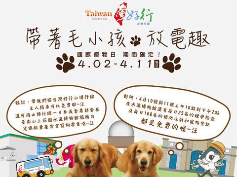 帶著毛小孩放電趣