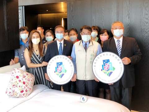 "A group photo of the guest room"