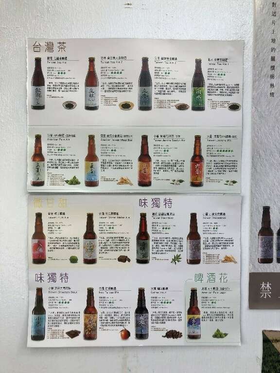 Various kinds of beers of Tree House Cafe