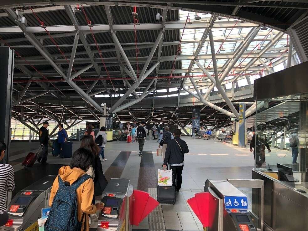 The ticket gate of Tainan HSR station